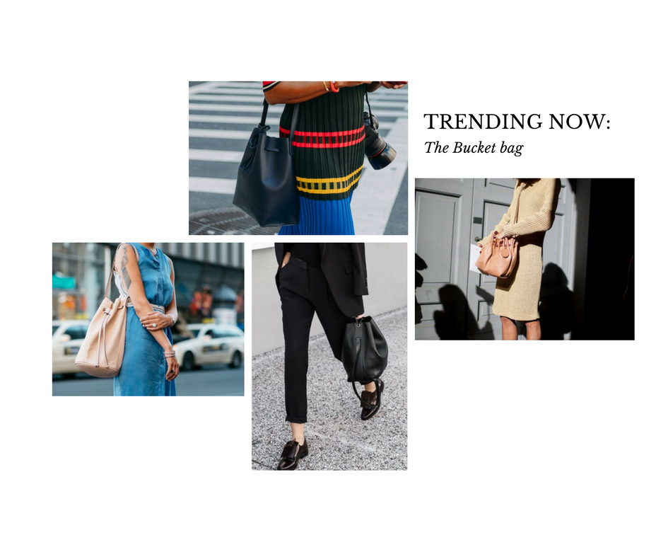 trending now: bucket bag