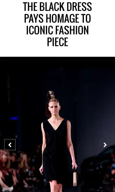 The Adelaidian talks about The Black Dress Show Katya Komarova
