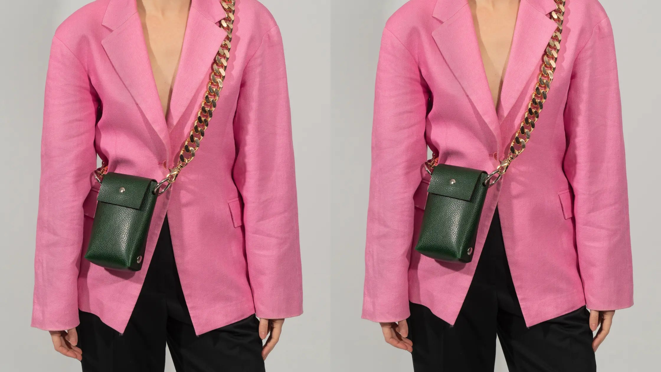vogue approved leather phone bag