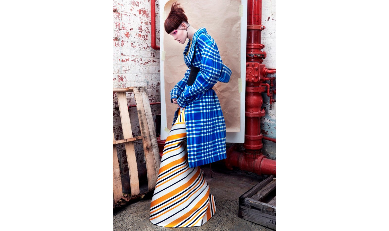 The KK Corset featured in Black Magazine. Katya Komarova