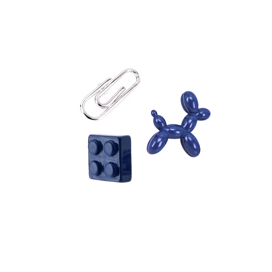 Bag Charm Pin Set - Blue - Katya Komarova