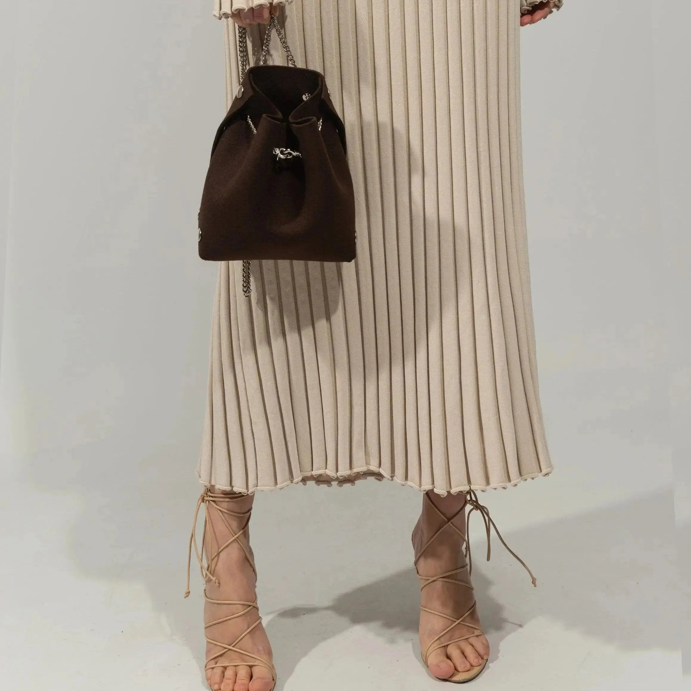 Felt Bucket Bag Katya Komarova