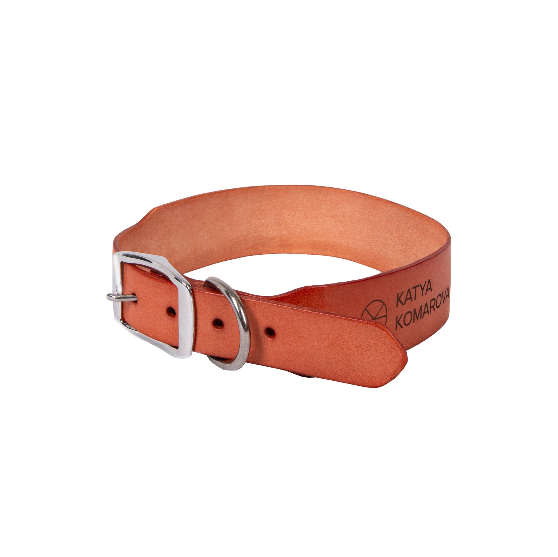 Pet Leather Collar & Leash Katya Komarova