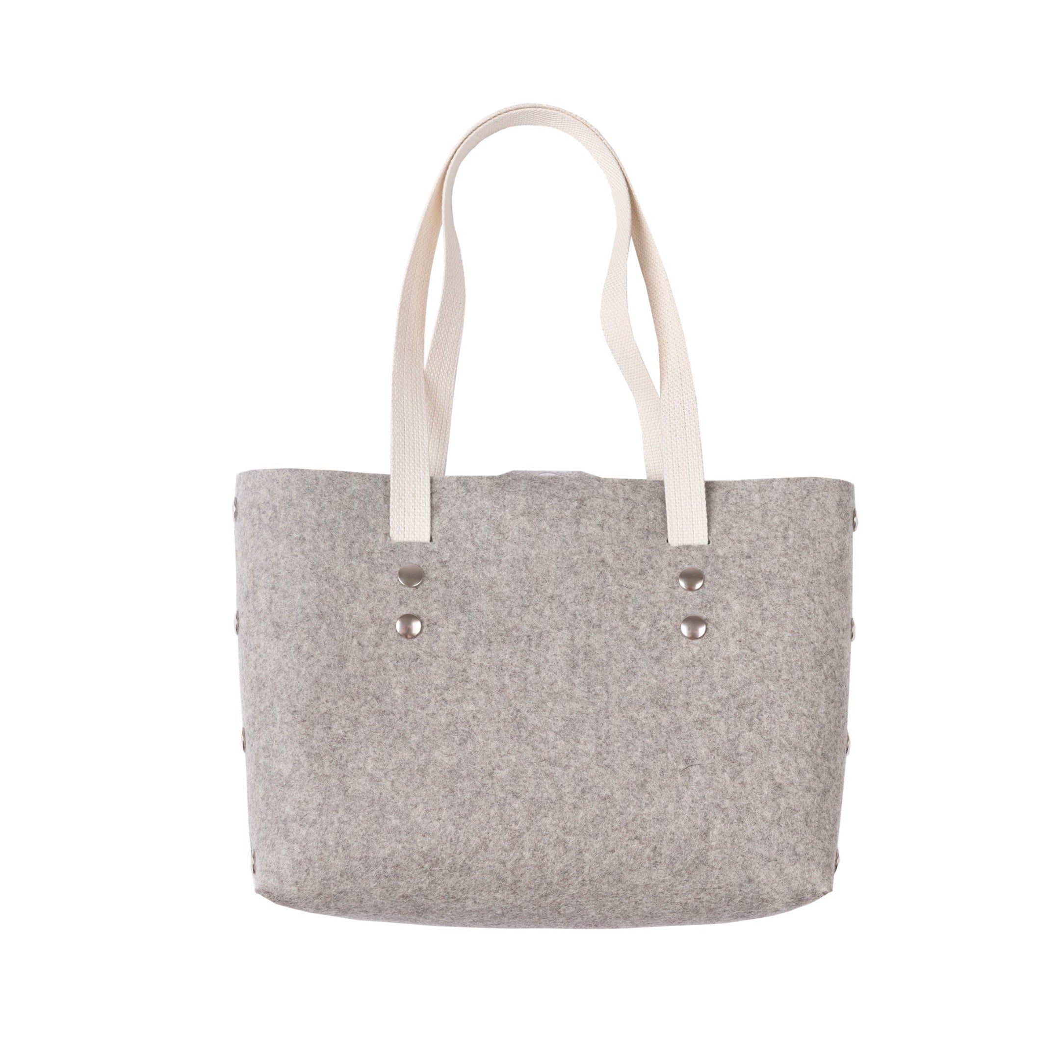 Grey felt online bag