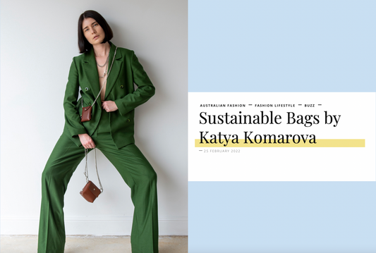 Cocktail Revolution: Sustainable Bags by Katya Komarova