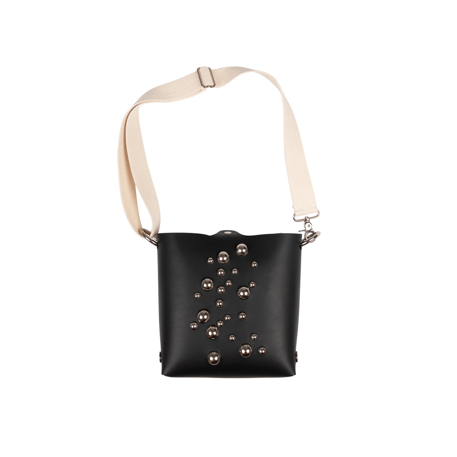 Embellished Leather Mini Tote Bag Katya Komarova