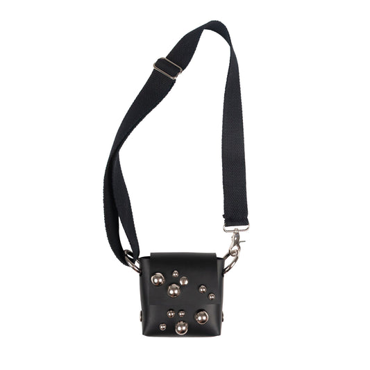 Embellished Leather Mini Purse