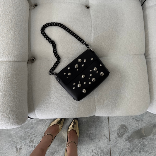 Embellished Leather Mono Purse Katya Komarova