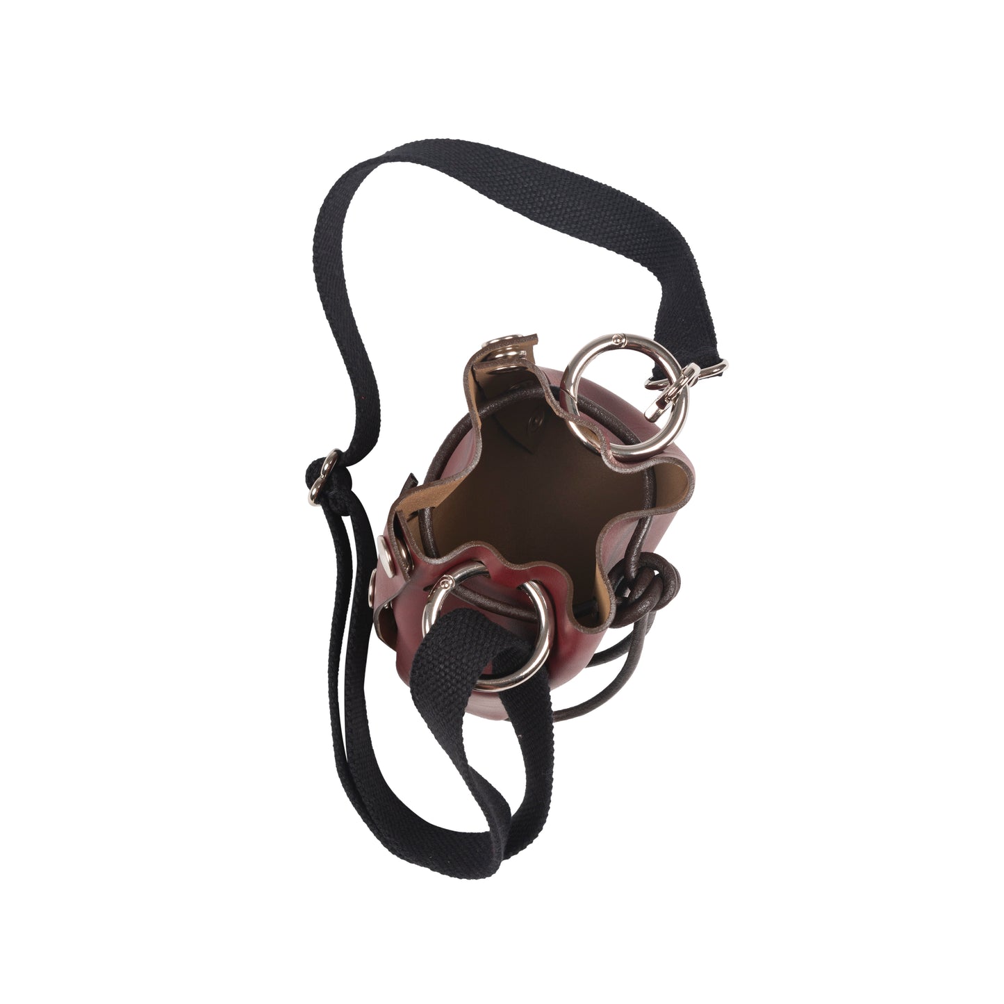 Leather Mini Bucket Bag Katya Komarova